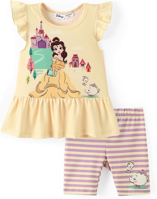 Disney Minnie Mouse Frozen Princess Marvel Toddler Girls Clothes Long Sleeve Sweatshirt + Leggings 2pcs Outfits Set 2-6Y