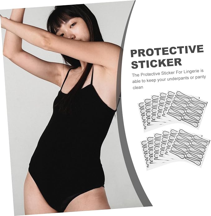 100pcs Protective Lingerie Panty Liner Adhesive Sticker for Swimwear Adhesive Thong