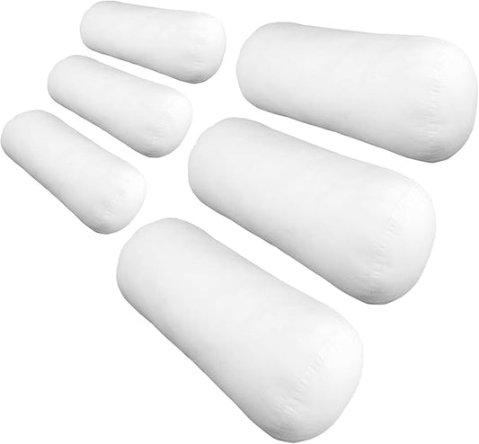 Hometex Canada Bolster Insert 8" x 18" Polyester Filled Standard Cover (6 Pack)
