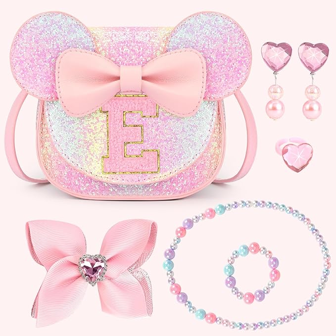 mibasies Toddler Purse Gifts for Girls: 3 Year Old Girl Gifts, Mouse Toys Purse Set