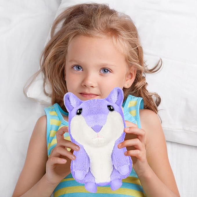 Stocking Stuffers for Teen Boys Talking Hamster Plush Toy,Baby Unique Mini Christmas Best Gifts,Kids 2025 Top Purple Toys for Ages 8-13 Girls Only Cheap,Sensory Toys for Children with Autism