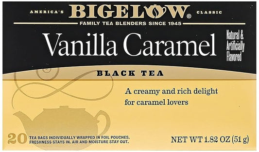 Bigelow Vanilla Caramel Black Tea (20 Teabags)