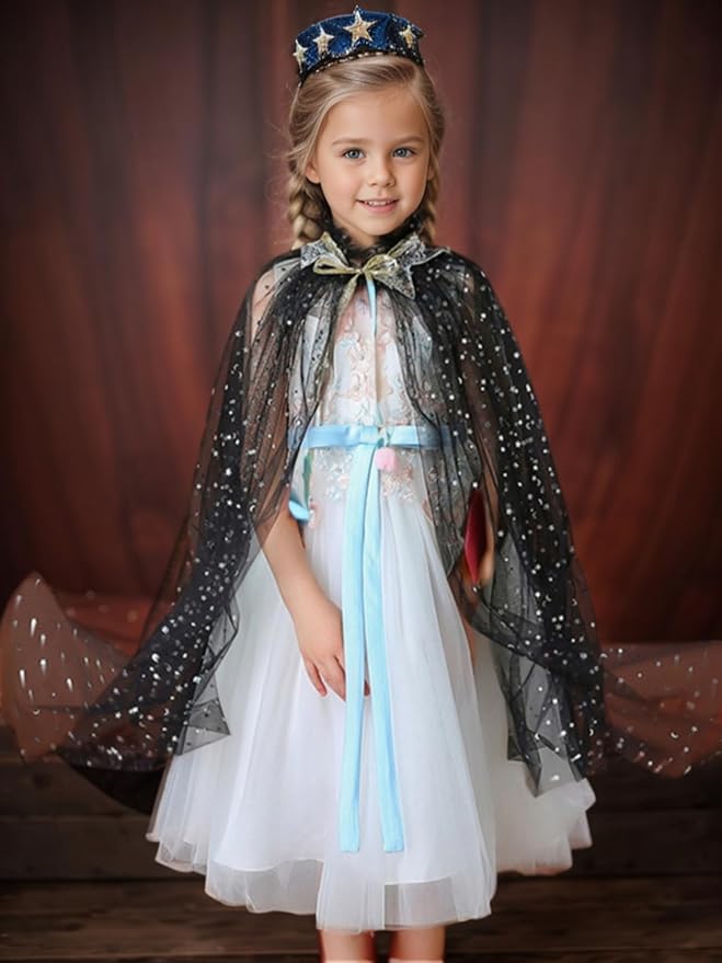 FKKFYY Rainbow Cape Cloak for Girl Princess