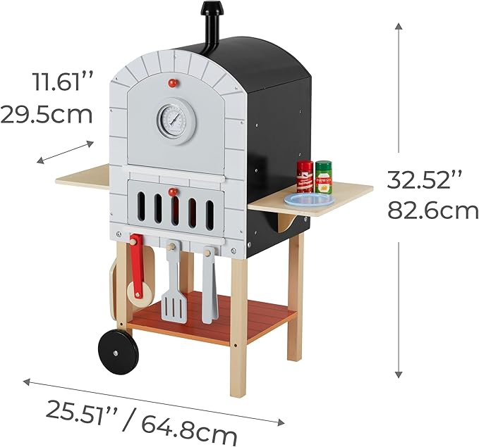 Teamson Kids - My Little Helper Outdoor Pizza Oven
