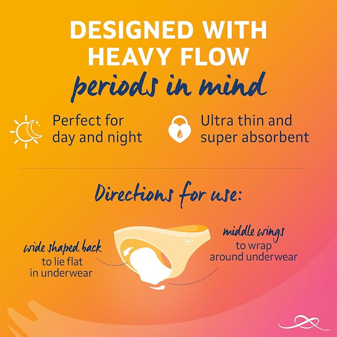 Lil-Lets Extra Protection Ultra Pads X 30 (3 Pack), with Wings, for Extremely Heavy Flow Periods and Perimenopause