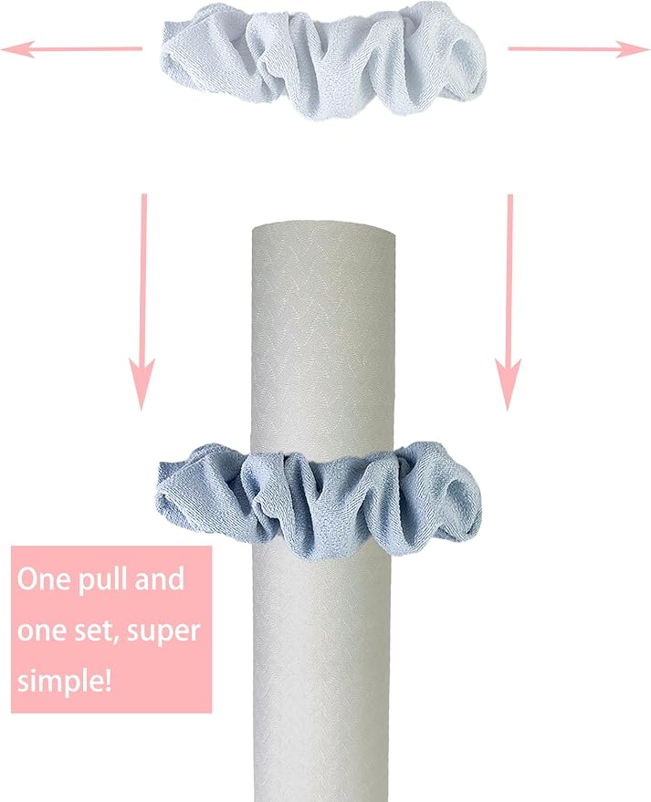 Yoga Mat Scrunchie - Yoga Mat Strap Band - Fits Most Size Mats (Not Suitable for Overly Thick Mats)