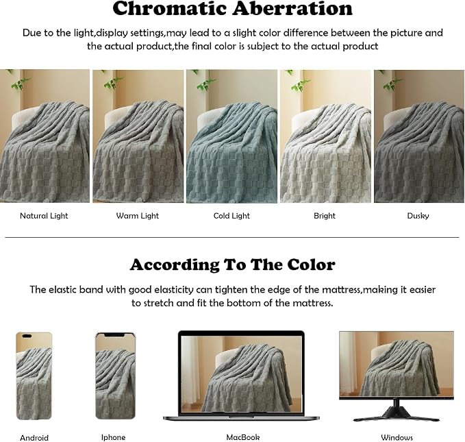 NEWCOSPLAY 3D Checkered Flannel King Blanket, Grey Checkered, 90"x110" | Super Soft Cute Lightweight Decorative Premium Silky Fleece Blanket for Couch Sofa Bed, Gift for Women Men, All Season Use
