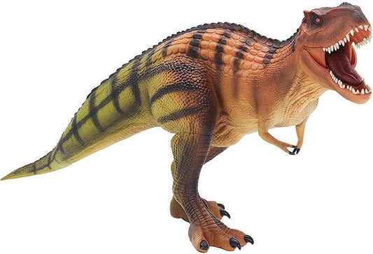 Gemini&Genius Tyrannosaurus Rex with Movable Jaw Dinosaur Roaring T-rex Toy, Hard Plastic Dinosaur Animal Toy for Kids 3-12 Years Old