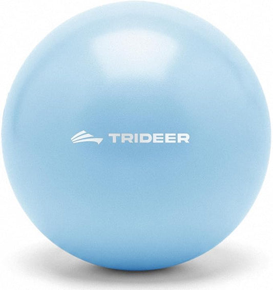 Trideer 9-Inch Pilates Ball, Small Exercise Ball for Yoga, Core Training, Physical Therapy, Balance, Stability and Stretching Pilates Equipment with Inflation Straw