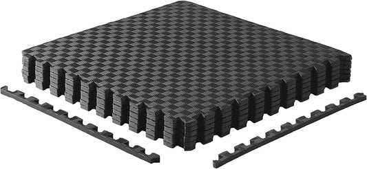 CAP Puzzle Exercise Mats | 1/2” Thick EVA Interlocking Foam Tiles for Home Gym Flooring | Multiple Options