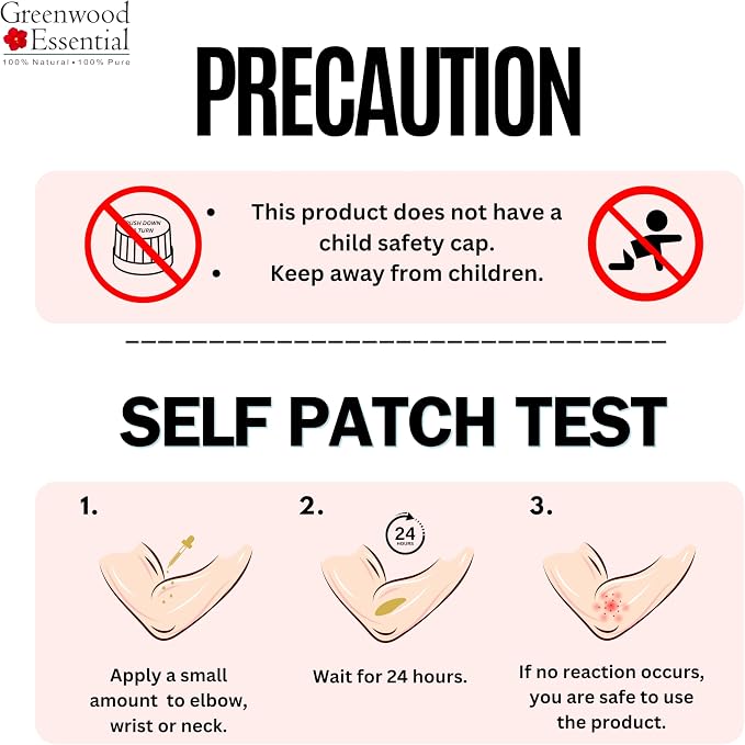 Greenwood Essential Calamus Essential Oil (Acorus Calamus) Pure | Non-Sticky | Non-Greasy | Lightweight | Men & Women | All Skin Types | Steam Distilled 100ml (3.38 oz)