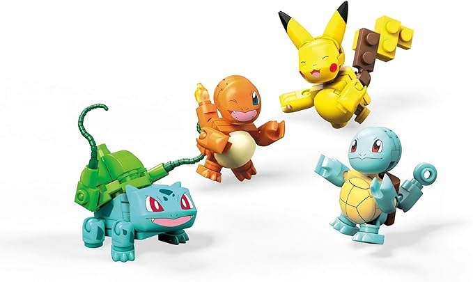 Mega Construx Pokemon Poké Ball and Figures Kanto Friends Building Brick Set 90 Pieces for Children 6 Years Old GCN21 [Amazon Exclusive]
