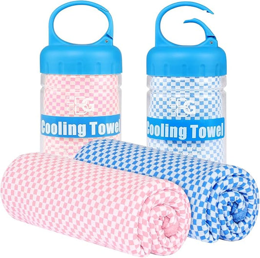 BOGI Cooling Towels for Neck and Face, Soft Breathable Cool Towel for Instant Cooling Stay Cool for Yoga, Sport, Gym, Camping, Running & More Activities