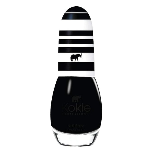Kokie Professional Nail Polish, 0.54 Fl Oz (Blackout)