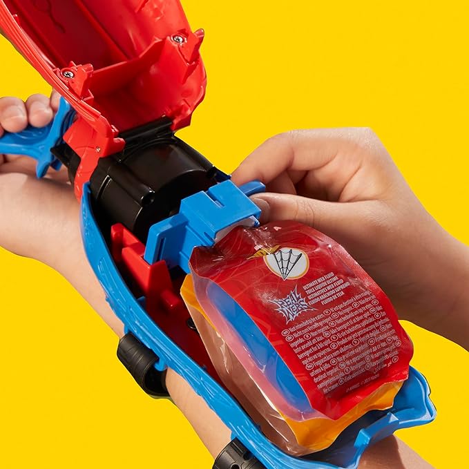 Marvel Spider-Man Real Webs Ultimate Web Blaster, 2-in-1 Blaster, Role Play Toy, Spider-Man Costume, Spider-Man Toys for Kids 5 and Up