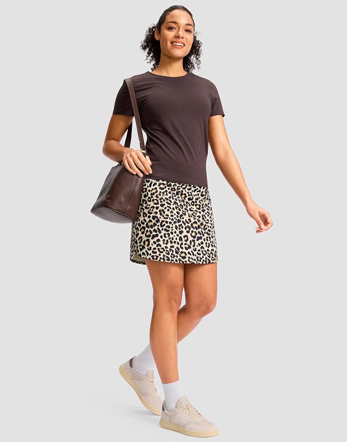 G Gradual 16"/18" Skorts for Women Golf Skirt with 2 Pockets Summer Casual | Built-In Shorts, High Waist, Soft 4-Way Stretch, Breathable Mesh Liner, Tennis Pickleball Athletic Wear, Easy To Match