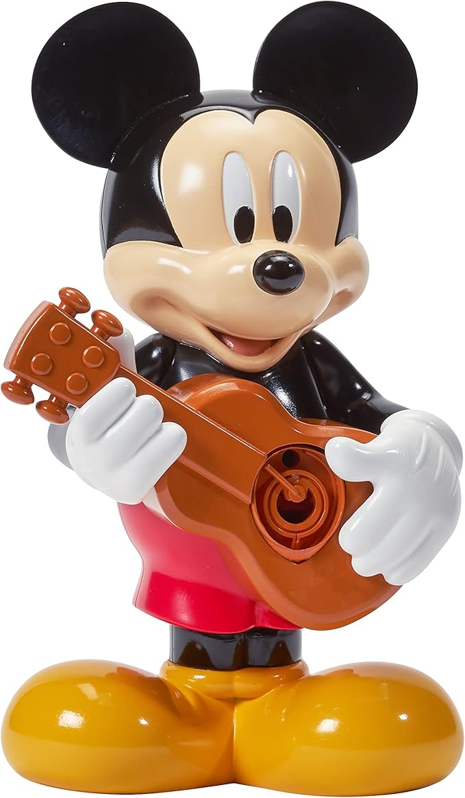 Little Kids Disney Mickey Mouse Action Bubble Blower Machine, Includes Bubble Solution, Multi