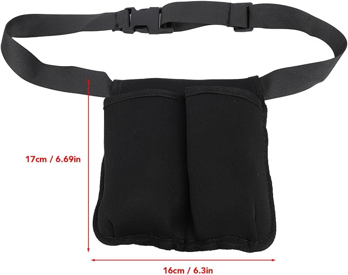 Massage Bottle Bag, Professional Massage Oil Holster for 2 Bottle with Adjustable Belt, Lotion Oil Waist Holder Organizer Massage Lotion Holster for Massage Therapist Gifts