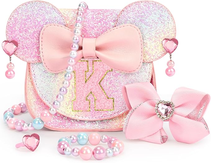 mibasies Toddler Purse Gifts for Girls: 3 Year Old Girl Gifts, Mouse Toys Purse Set
