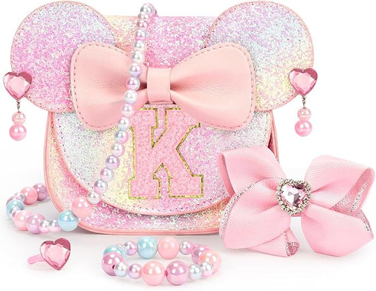 mibasies Toddler Purse Gifts for Girls: 3 Year Old Girl Gifts, Mouse Toys Purse Set