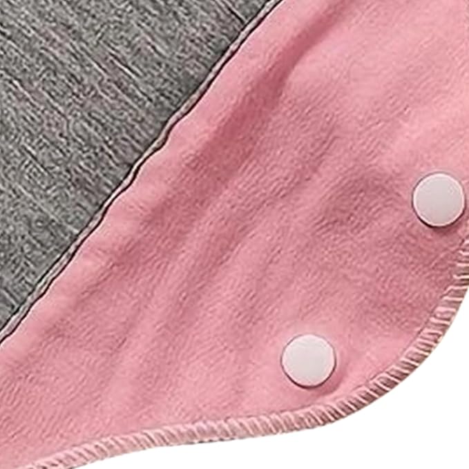 6 Pieces Reusable Menstrual Pads Reusable Sanitary Pads Leak-Proof Washable Panty Liners Soft Cloth Menstrual