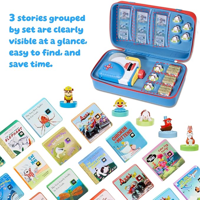 Hard Shell Case for Little Tikes Story Dream Machine, Travel Case for Books, Audio Play and Characters