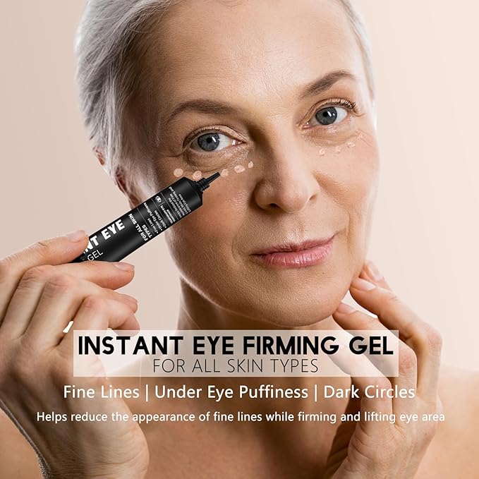 Instant Eye Tightener Cream, Eye Firm Cream for Under Eye Bags and Winkles, Instant Face Lift Cream for Anti Aging Dark Circles, Puffiness and Fine Lines 30ml (1 Fl Oz)