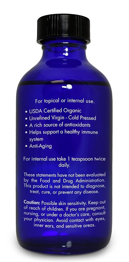 Organic, Black Seed Oil, Cold Pressed, for Hair, Face, Immune Support– 100% Pure, Black Seed Oil, by Zongle Therapeutics, 4 OZ