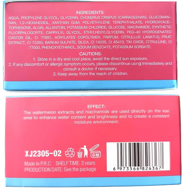 Elitzia Eye Patches Eye Masks Skin Care Under Eye Mask 30 Pairs Hydrogel Moisture Gel Reduce Dark Circles Wrinkles for Puffy Eyes Women Men Spa Home Use ETXJ230502