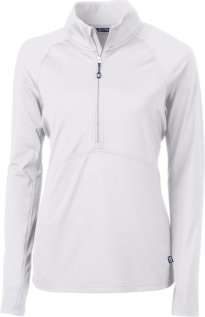 Cutter & Buck Womens Long Sleeve Adapt Eco Knit Half Zip Pullover