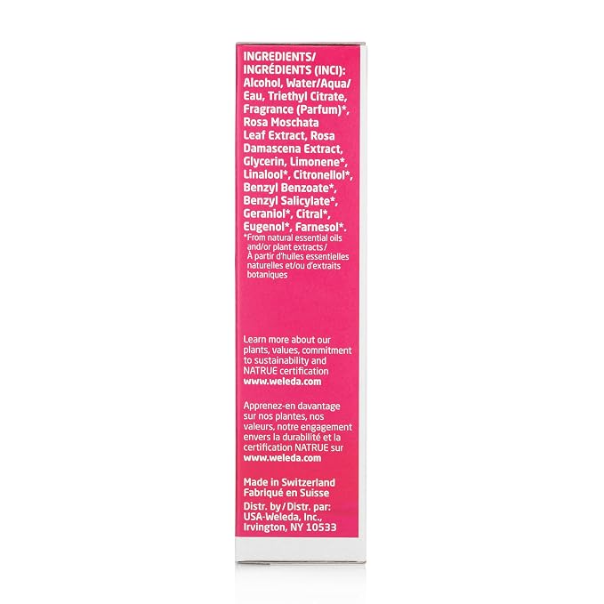 Weleda Wild Rose 24h Deodorant Spray, 3.4 Ounce (Pack of 2)