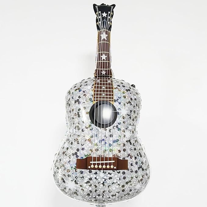 Kpop Balloons Music Party Guitar Balloons for Rock and Roll Party/Kpop Music Party Decoration/Disco Party Decoration/Demon Hunters Party Balloons