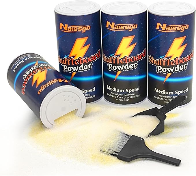 Shuffleboard Sand Wax Shuffleboard Powder Set with Small Brush & Pan