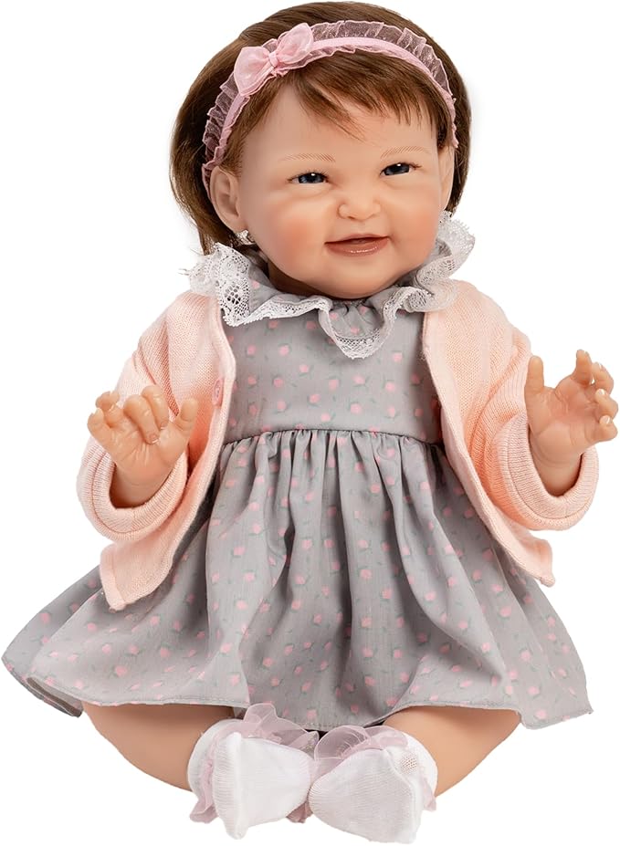 Paradise Galleries 19 Inch Realistic Reborn Toddler Baby Girl Doll with Pink Dainty Rose Buds Outfit and Accessories Giftable Set – Sweetie Pie