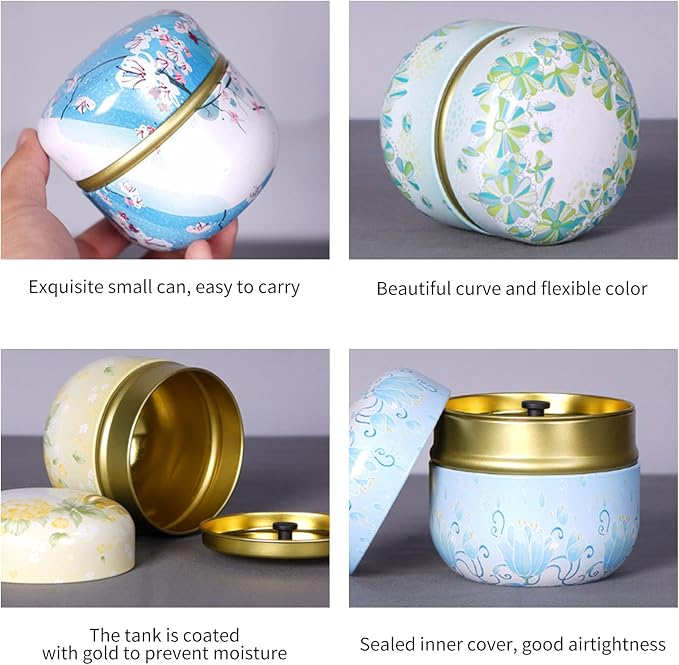 Topwon Powder Case with Powder Puff for Body Powder Container Dusting Powder Case for Baby&Mom (Green)