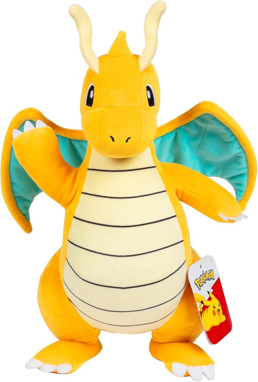 Pokémon 12" Dragonite Plush - Officially Licensed - Generation 1 Dratini & Dragonair Evolution - Authentic Soft Stuffed Animal Toy Figure - Christmas Stocking Stuffer Gift for Kids, Boys, Girls - 2+