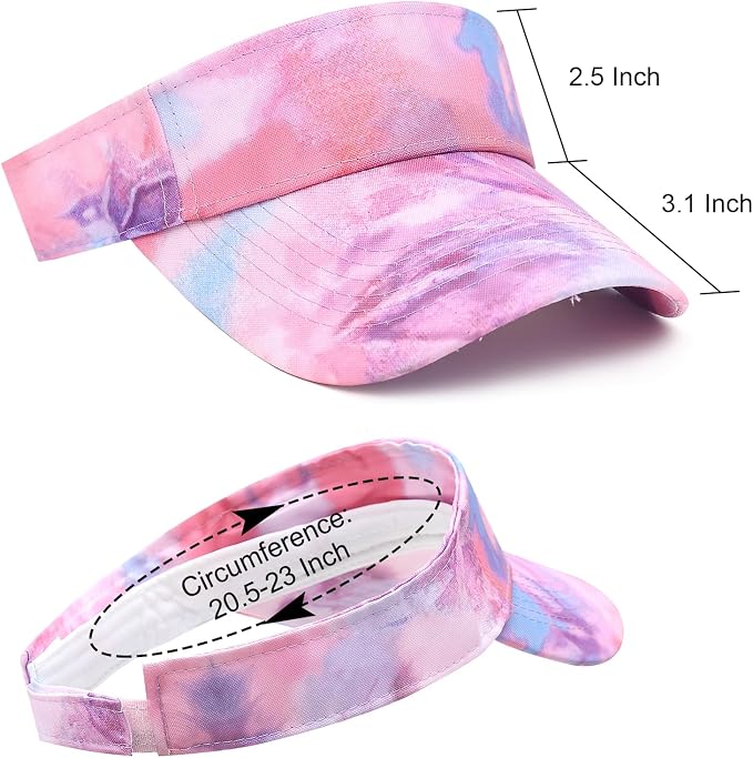 ANDICEQY Sports Sun Visor Hat, Sun Hat Visors for Women and Men for Outdoor | Adjustable Sun Visor Hats, Lightweight & Breathable, Cotton, Ideal for Running, Tennis, Golf, Outdoor Sports and Beach
