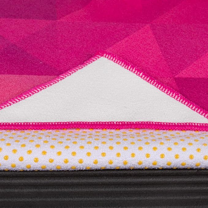 Yoga Drip Hot Yoga Towel – Non Slip Yoga Mat Towel with Corner Pockets, Silicone Grip Dots & Subtle Alignment Lines | Sweat Absorbent, Moisture Wicking, Quick Dry | No Bunching or Sliding | 72” x 26”