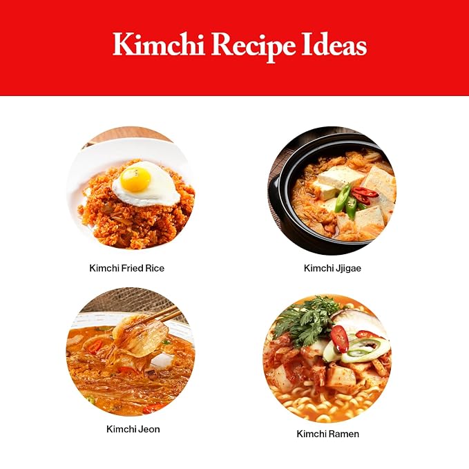Wang Korean Canned Kimchi – Authentic Fermented Napa Cabbage with Gochugaru | Multi-Purpose Kimchi Rich in Probiotics | Spicy Korean Flavor | 5.64 oz, Pack of 1