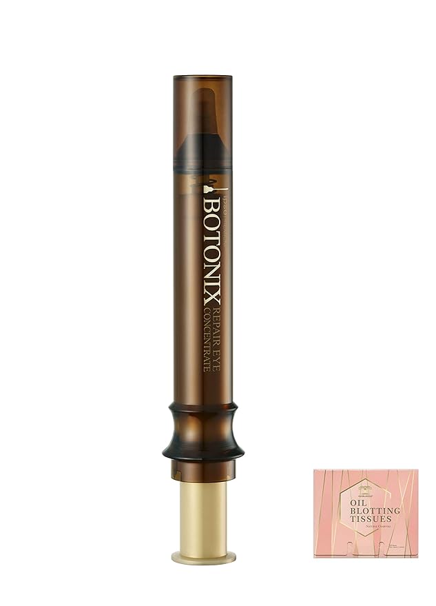 Botonix Repair Eye Concentrate Cream Lifting and Firming Bundled with 1 Pack of Herblandia Oil Absorbing Blotting Paper
