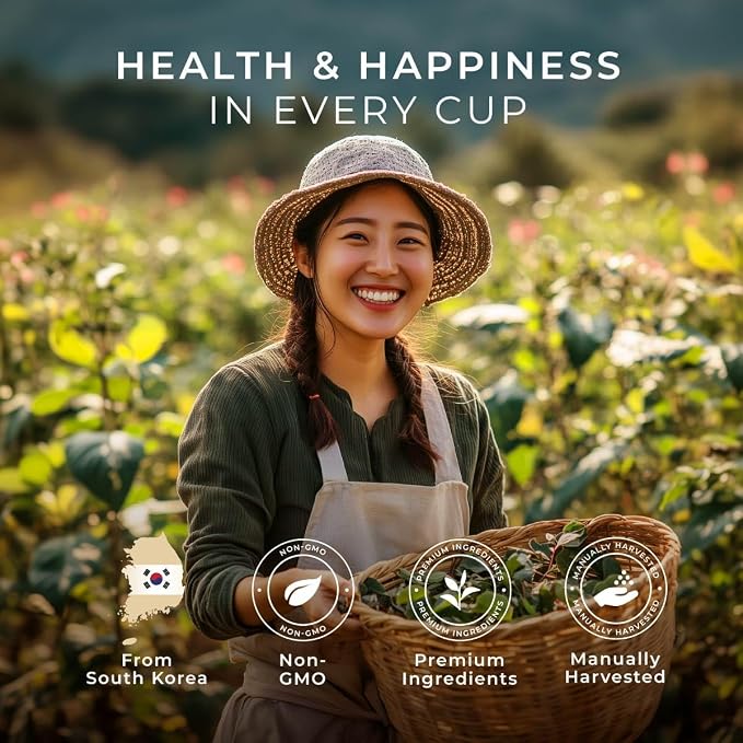 Gya Tea Co Ashwagandha Herbal Tea Bags (50 Bags) - Caffeine Free with a Tangy Flavor for All Day Comfort, Calming, Relaxing & Nourishing - Fruit & Herbal Blends