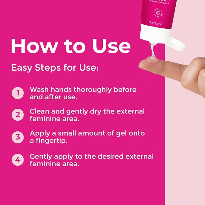 ZENZSUAL Feminine Moisturizing Gel, 1oz Travel Size – 100% Vegan, Paraben Free, Gentle Daily Care – pH Balanced Formula with Hyaluronic Acid – Intimate Dryness Relief and Hydrating Support for Women