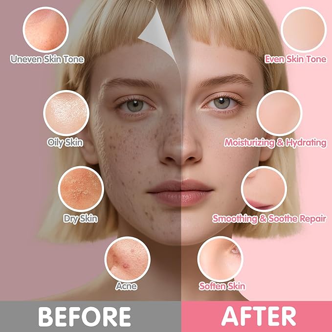 Jelly Masks for Facials Professional, Bulgarian Rose Hydrating & Moisturizing Jelly Mask Powder with Mixing Bowl Set, Peel-Off Hydrojelly Face Mask Skincare, Spa Use for All Skin