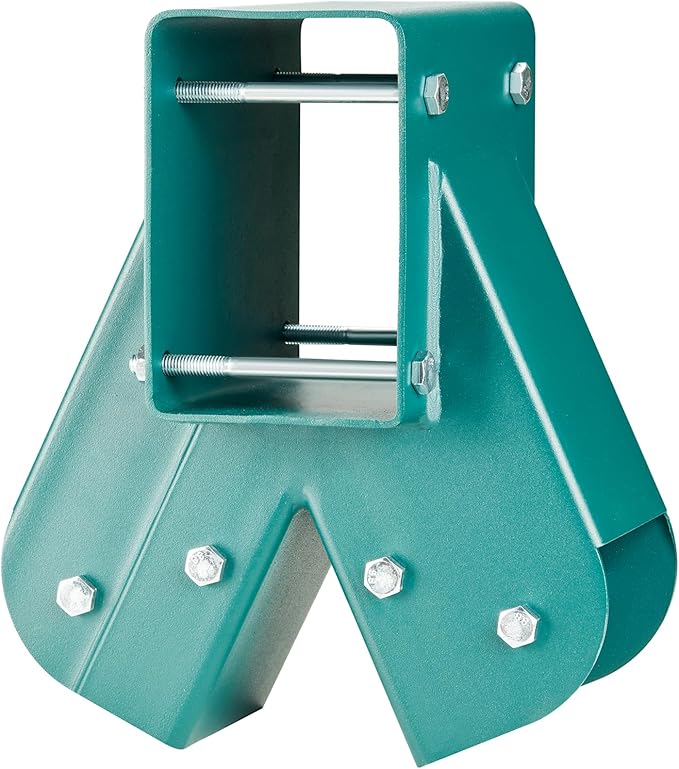 VEVOR A-Frame Middle Swing Set Brackets, Heavy Duty Carbon Steel Swing Set Hardware with Mounting Hardware, DIY Swing Set Bracket Swing Set Kit for 4x4 Legs & 4x6 Beam, Green