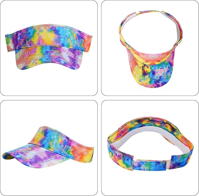 Marrywindix 1 Piece of Sport Wear Athletic Visor Sun Sports Visor Hat Visor Adjustable Cap for Women and Men