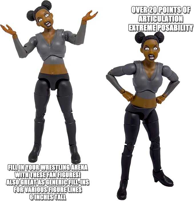 Ultimate Wrestling Crowd Fan Figures: Jade