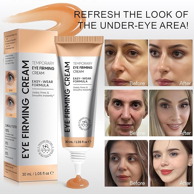 lofuanna Eye Tightener Cream, Firming Eye Cream Anti Aging for Reduces Eye Bags, Wrinkles, Fine Lines -Moisturizing & Soothing for All Skin Types