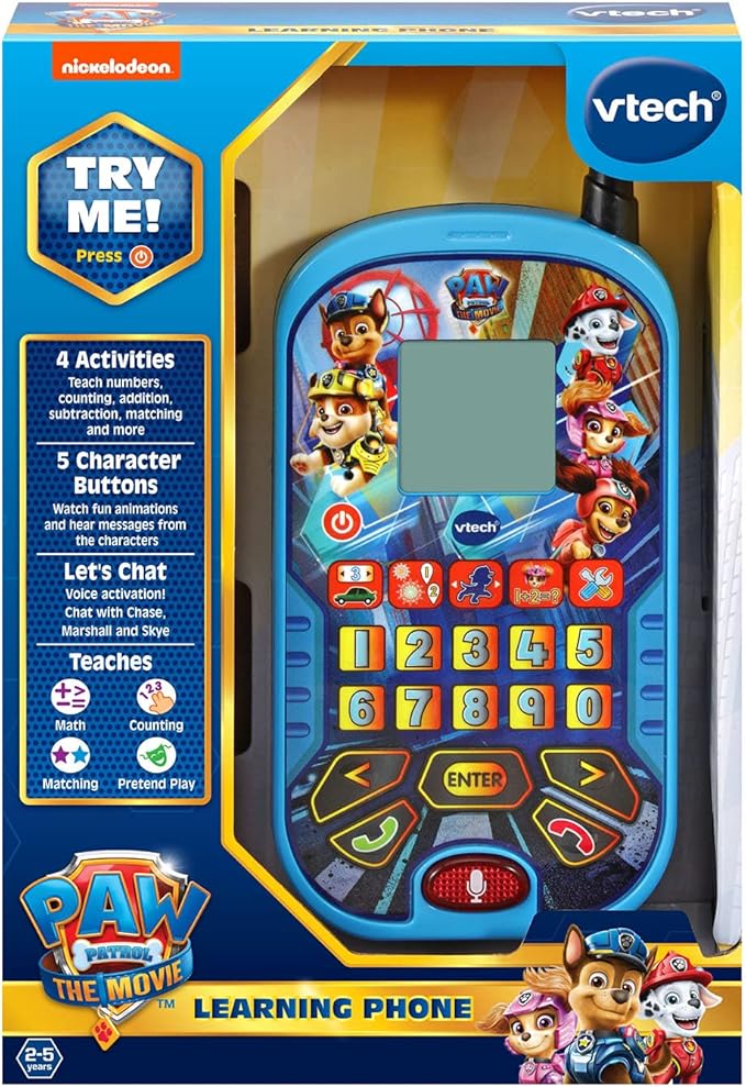 VTech PAW Patrol - The Movie: Learning Phone , Blue