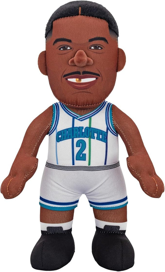 Bleacher Creatures Charlotte Hornets Larry Johnson 10" NBA Plush Figure - A Legend for Play and Display
