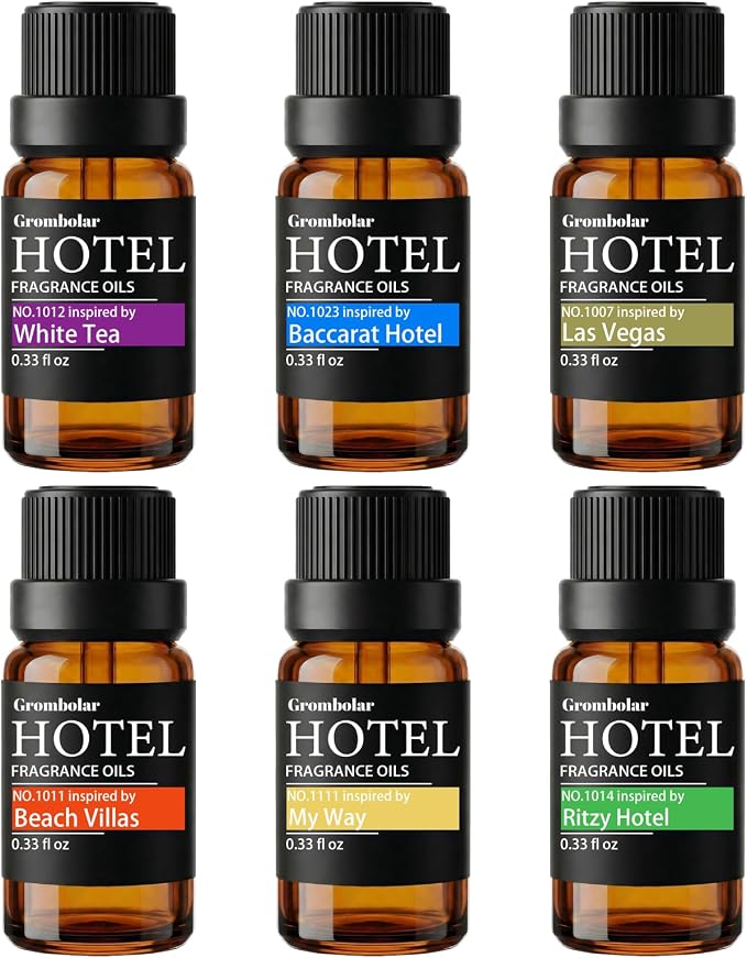 Essential Oils Set-Hotel Collection Diffuser Oil Gift Set,Premium Essential Oil for Diffusers, Home Care, Fragrance, Humidifiers